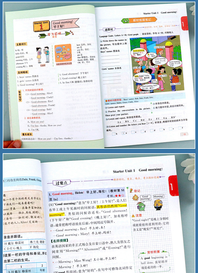 教材解读七年级上册语文数学英语人教版 初...