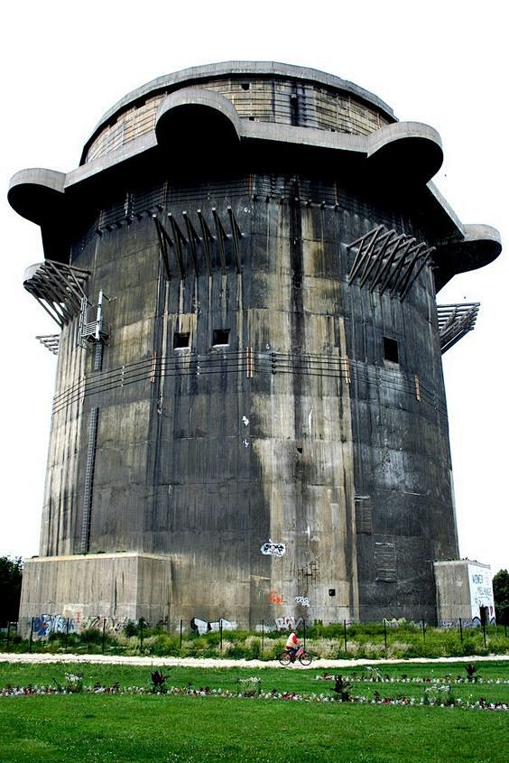 Flak tower. Used aga...
