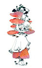 插画师 Maruti bitamin一组人物插画<br/>（maruti-bitamin.tumblr.com）<br/>O人物插画