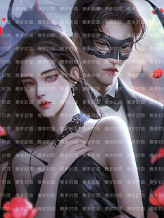 赛多封面设计工作室采集到版权-都市女频双人多人【授权QQ3324352440】