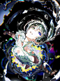 米山舞 9/8新绘「reincarnation」 画画仙人 绽放般的卡密构图色彩和张力！[哆啦A梦吃惊]