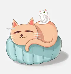卡通可爱小猫咪插画图片大小1000x1049px 图片尺寸428.1 KB 来自PNG搜索网 pngss.com 免费免扣png素材下载！广告插画#海报插画#简约#精美插画#卡通#卡通手绘#可爱小猫咪#手绘#图案装饰设计#小清新#