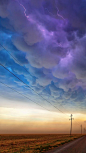 Storm Clouds on a Texas-Road