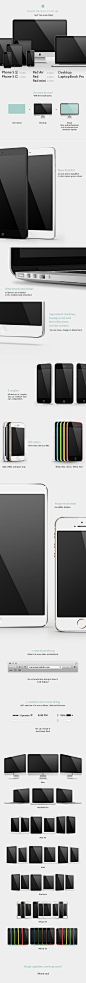 Apple devices mock-up on Behance