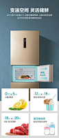 【海信BCD-239WYK1DPS】海信 (Hisense) 239升一级能效双变频三门电冰箱 绿色净化仓抗菌净化 风冷无霜中门变温室BCD-239WYK1DPS【行情 报价 价格 评测】-京东