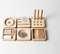 Designer Desk Sets Of goodly Tofu Stationery Set Modern Desk Accessories Other Simple