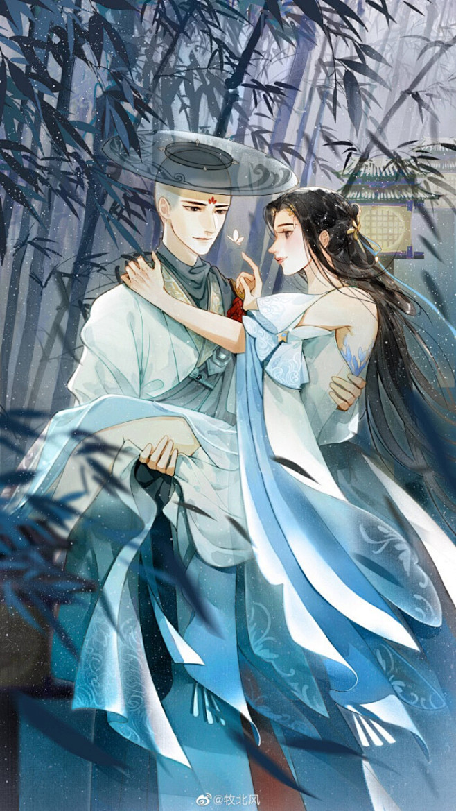 古风美人绘师牧北风