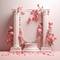 pinjih_pink_and_white_background_with_columns_and_roses_in_the__0ea7dcc4-e93e-4bf6-81fe-1ff0233e511f.png (1.10 MB,1024*1024)