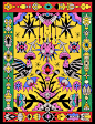 psychedelic poster colorful videogame geometric cubism hand drawn Poster Design Digital Art  vector