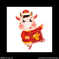 卡通牛 _卡通底板_T2020129 #率叶插件，让花瓣网更好用_http://ly.jiuxihuan.net/?yqr=17178103#