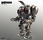 Wolfenstein: The New Order highpoly robots, Tor Frick 在令人印象深刻的CG人物3D效果图欣赏中