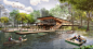 Rendering of nature center