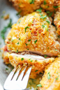 Oven Fried Chicken with Honey Mustar