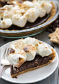 chocolate ganache s’mores pie