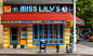 Miss Lily's | Hand Painted Signs : MISS LILY'S | HAND PAINTED SIGNSMiss Lily’s is a Caribbean restaurant and radio station ( www.radiolily.com ) that has become a New York institution dedicated to West Indian cuisine and culture. In 2014 a second location