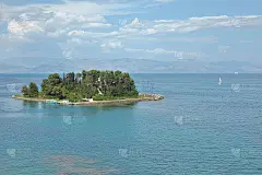 老鼠岛(Pontikonisi)，加里察湾，科孚岛，希腊，欧洲