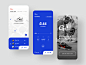 Daily update-Day 12-FIT-NIKE RUN CLUB runner running run fit nike music black and white design app ux ui