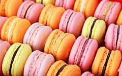 高清晰唯美五彩Macaron马卡龙甜品饼干桌面壁纸下载封面大图