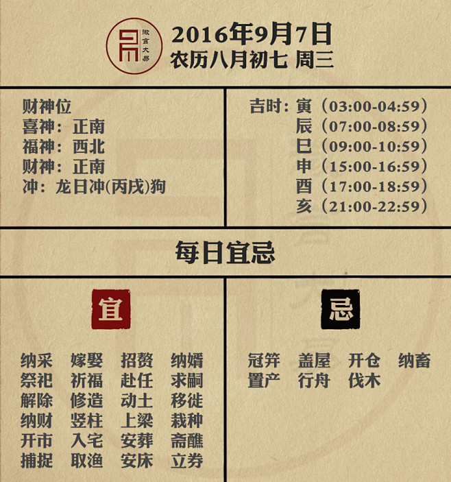 #中国风#每日宜忌