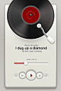 TTpod Music Player IOS UI Design : TTpod Music Player Concept UI Design