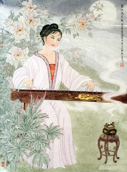锦瑟无端五十弦一弦一柱思华年庄生晓梦迷蝴蝶望帝春心托杜鹃沧海月明