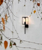 Black Finish Contemporary Exterior Coach Lantern 