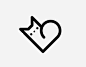 Great fusion of cat and heart icons in this #logo - designed by Richard Perez