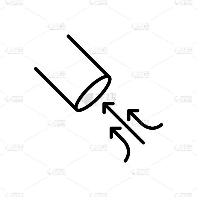 吸入图标,向量