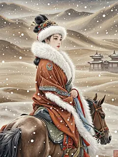 昭君出塞之骑马篇 - 小红书