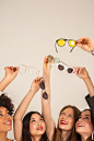 glases, colorful, idea, creative, sunglasses, fashion, : Shooting for sunglasses company. Creative colorful photos