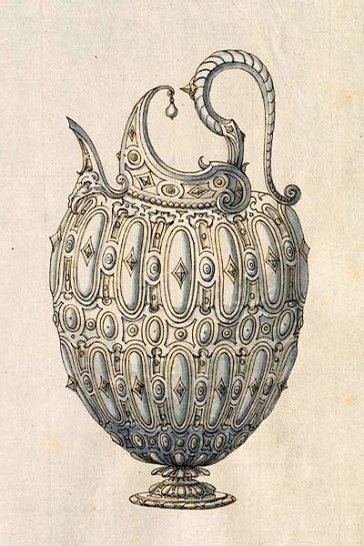 文艺复兴时期金银器彩铅作品cci中国动漫插画