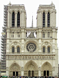 巴黎圣母院--嘿嘿，我去参拜过了，还在手册上留言了。
　NOTRE-DAME DE PARIS
　　　　法国巴黎
　　巴黎圣母院也属于世界最精美的大教堂之一。它是哥特式雄伟建筑的典范。从1163年开始修建，这座大教堂用了200多年的时间才完成。从富丽堂皇的玫瑰花窗到高耸的扶墙拱壁，再到雕刻精美的怪兽滴水嘴——建造者不遗余力地筑造这座宏伟的殿堂，显示教会蒸蒸日上的权力。
　　從巴黎聖母院的正面看，純粹的尖拱形建築已形成。整個平面還是十字架形的，但東西長於南北向。底部是凹進去的三座券門，門內層層線腳中
