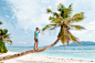 塞舌尔，La Digue Seychelles, Praslin and Mahe Island附近