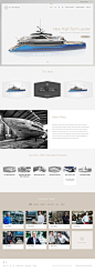 Dynamiq Superyachts : Website design for yacht company based in Monaco.