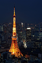 Tokyo Tower by night