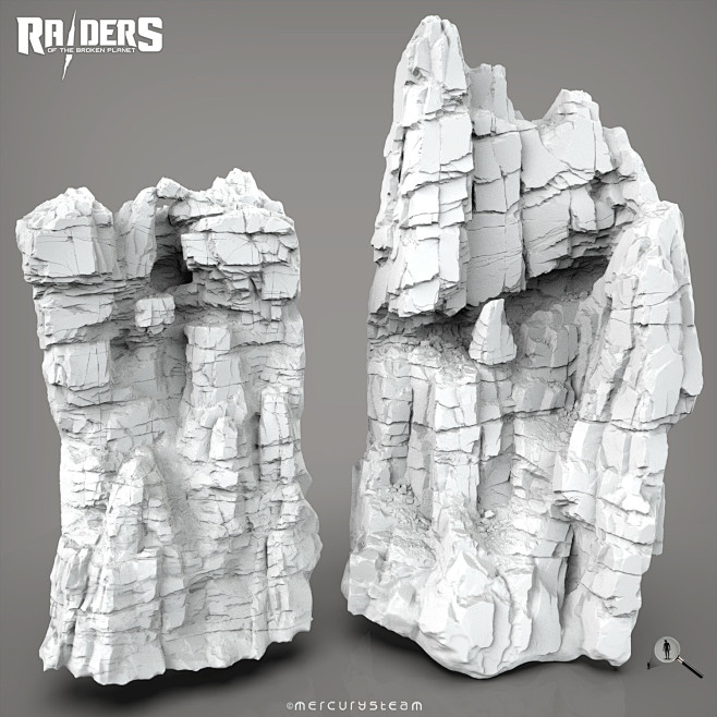 Arid rocks & cliffs ...