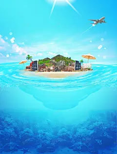 夏季清凉海报冰爽一夏 高清背景 背景 设计图片 免费下载 页面网页 平面电商 创意素材
