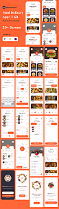 #APP模板#
食品配送美食外卖订/送餐等app ui源文件 sketch xd fig模板