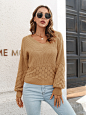 V-Neck Long Sleeve Sweater