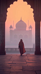 amazing and ancient exotic yet calming, foggy, epic, dusk , beautiful lighting, brilliant colors