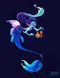 Mermaid, João Henrique Pachêco : My entry for Character Desing Challenge! <br/>Theme: Mermaid