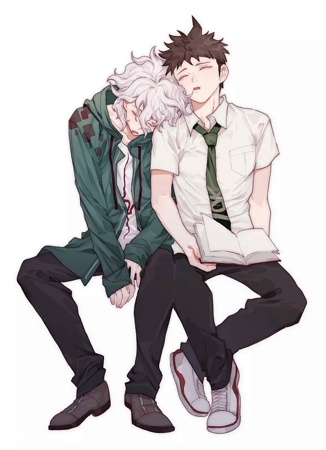 来自分享 #弹丸论破#狛枝凪斗x日向创