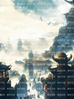 赛多封面设计工作室采集到版权-历史背景风景【授权QQ3324352440】