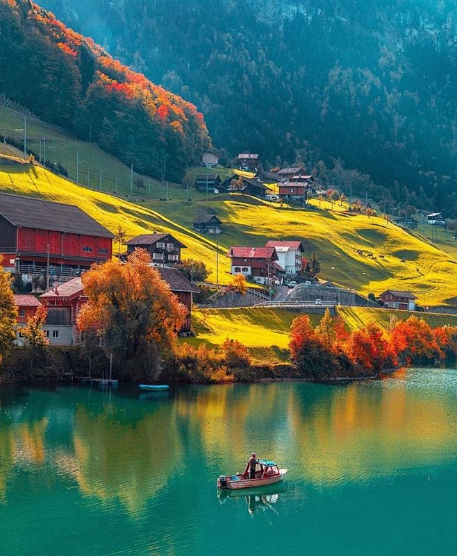 瑞士龙格尔的风景