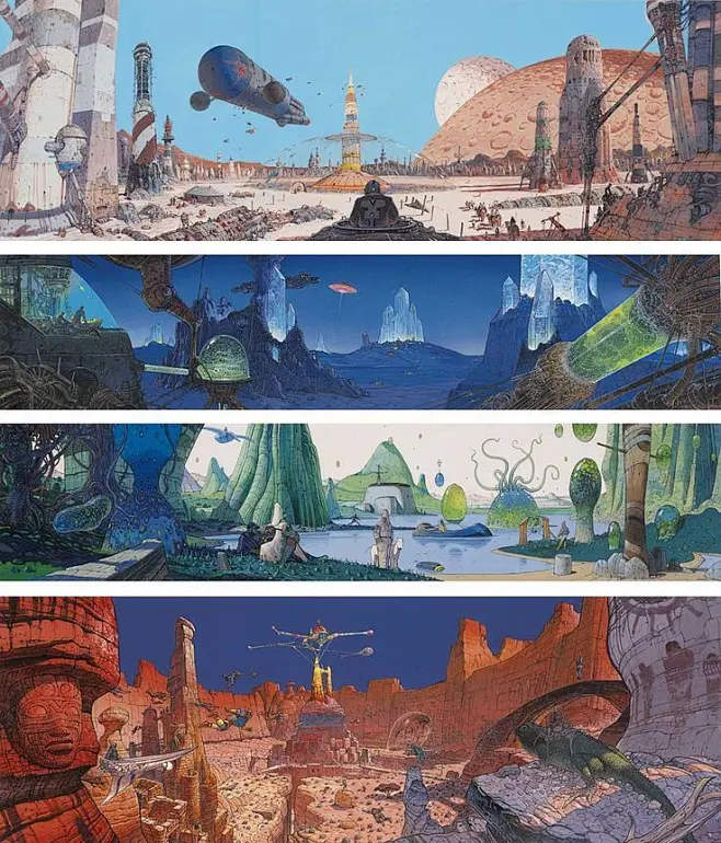 Moebius 作品集-花瓣网