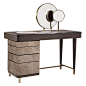 Traditional dressing table / stainless steel - MASTER: LOREN - SMANIA