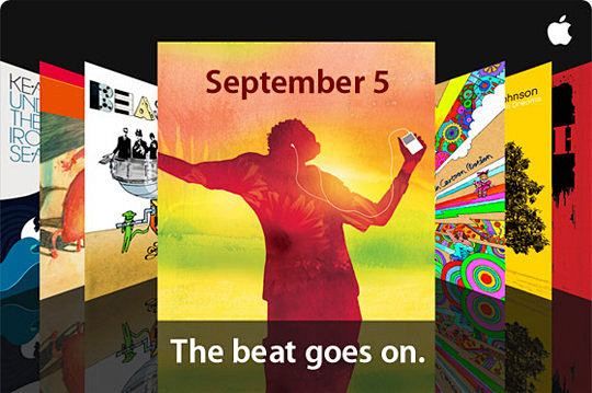 2007年9月，苹果iPod发布会。