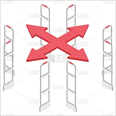 等距向量。防止盗窃扫描器大门系统的所有方面。防盗门用传感器。安全系统检测条码并通知。