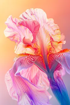 盛开鸢尾花花朵图片摄影图