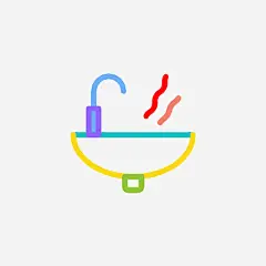 水槽热水水龙头图标_88ICON https://88icon.com 水槽 热水 水龙头 洗手盆